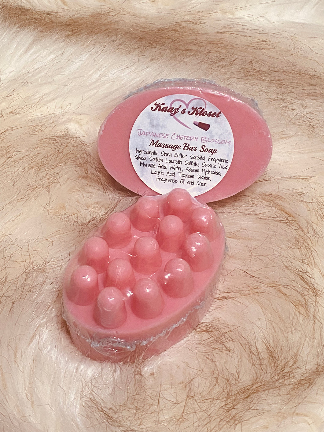 Japanese Cherry Blossom Massage Bar Soap